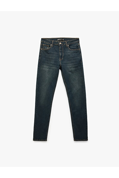 Koton Regular Waist Slim Fit Jean Pants with Pockets - Brad Jean