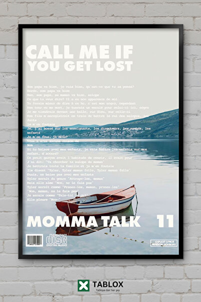 TABLOX Cmiygl Momma Talk Λέγοντας το Λόγο της Μητέρας Αστεία αφίσα με κορνίζα...