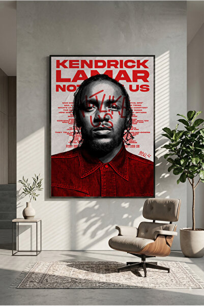 postercraft Poster din lemn cu design Kendrick Lamar Not Like Us (fără ramă)
