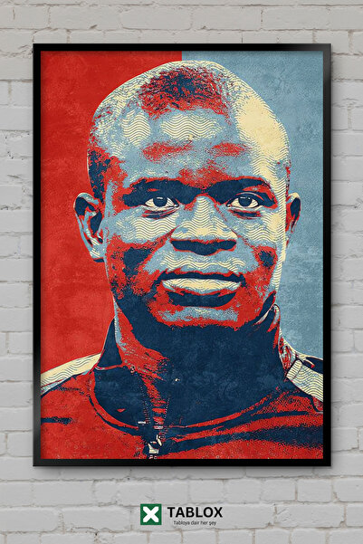 TABLOX Ngolo Kante Fudbaler Fudbal Francuska Poster Uramljen Dekorativni MDF ...