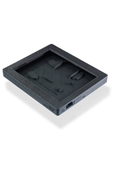 Soldering Carcasă sudată pentru Inkplate 6COLOR, imprimată 3D, neagră