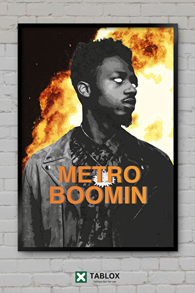 TABLOX Metro Boomin Producer Συνεργάτης Μουσικής Χιπ Χοπ Διακοσμητικός πίνακα...