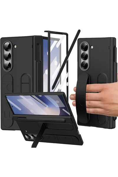 Aookay For Samsung Galaxy Z Fold 6 Case with S Pen Holder & Slim Stylus, Kick...