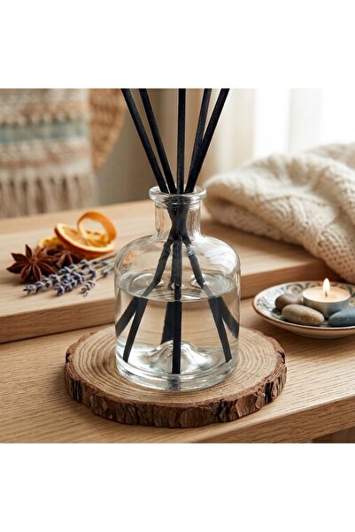 junibeliw 1 Piece Multi-Purpose Decorative Glass Fiber Cylinder with Bamboo S...