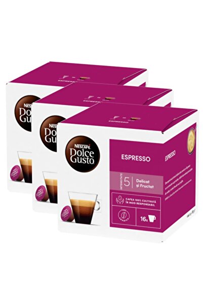 NESCAFÉ DOLCE GUSTO Σετ 3 καψουλών εσπρέσο Dolce Gusto, 48 ​ ​ κάψουλες, 264γρ.