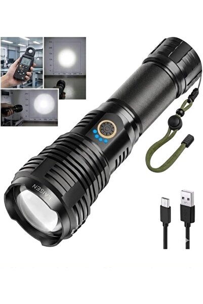 Generic Made in Japan High-Power Rechargeable LED Flashlight – XHP70.2 LED, U...