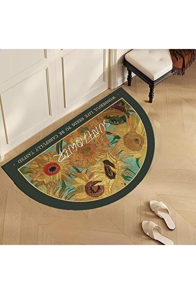 GENERAL Florielle Stone Bath Mat 40x60cm, Diatomaceous Earth Shower Mat Non-S...
