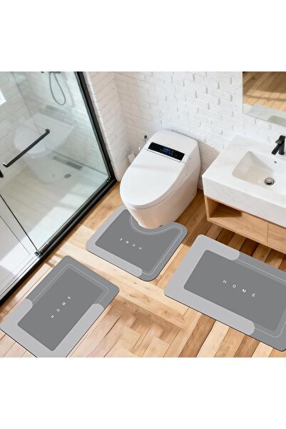 SmartMaster Bath Mats for Bathroom Set of 3, Modern Bathroom Rug, Soft Shower...