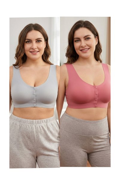 Sisterly 2'li Set Lazer Kesim İz Yapmayan Hayalet Sütyen