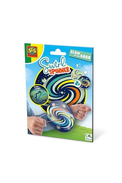 Ses Set de jucării spinner, 2 piese, neon, 15x20x0.5cm