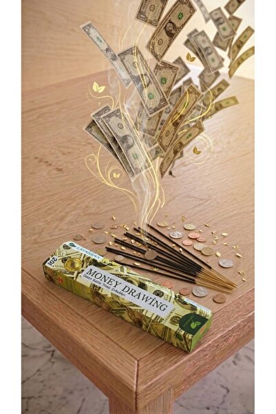 Money Drawing Santo Kokulu Tütsü 20 Adet - Premium Kalite Aromaterapi Tütsü Çubukları - Rahatlatıcı Ortam Kokusu