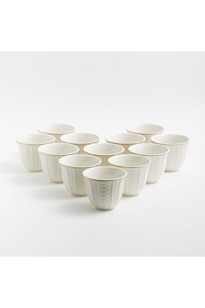 mastergold Master Gold cup set, made of porcelain, 80 ml capacity, in gold co...