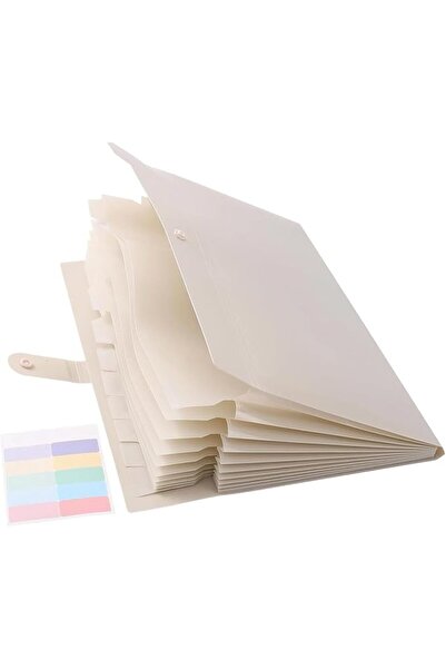 GENERAL Tzowoc Accordion File Folder 12 Pockets Waterproof Expanding Document...