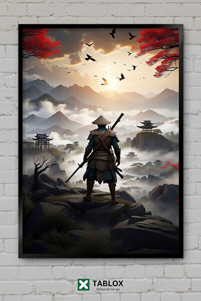 TABLOX Σαμουράι Ghost Of Tsushima Sekiro Παιχνίδι Διακοσμητικός Πίνακας MDF μ...