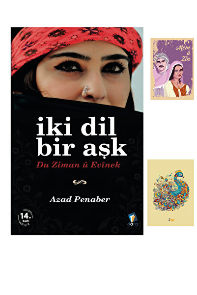 Dara Yayınları İKİ DİL BİR AŞK KİTABI - Azad Penaber Kitapları (2 NOT DEFTERİ...