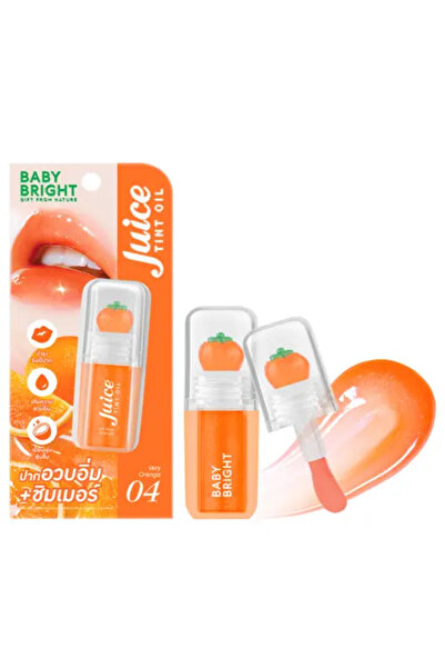 Baby Bright Juicy Tint Lip Oil 04 Fairy Orange – 3.1g