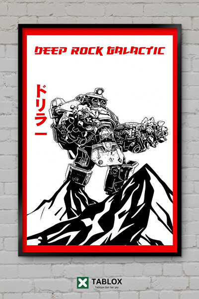 TABLOX Διακοσμητικό τραπέζι MDF με θέμα το παιχνίδι Deep Rock Galactic Drille...