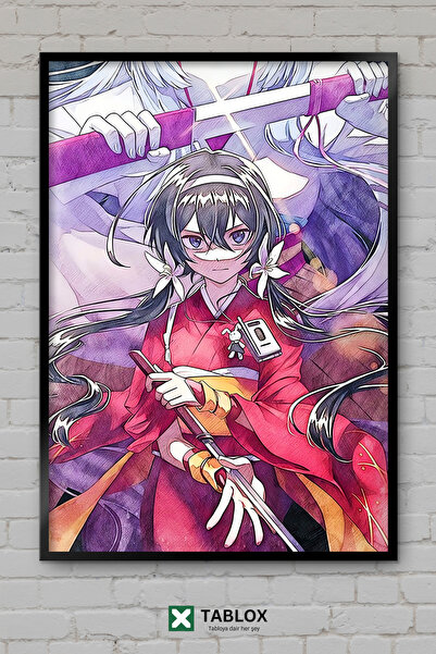TABLOX Bungo Stray Dogs Ανιμέ Μάνγκα Ιαπωνική Αφίσα με Χαρακτήρες Κορνιζαρισμ...