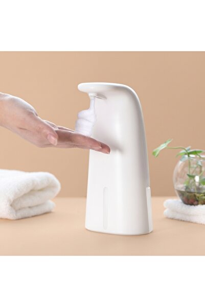 Otomatik Sensörlü Köpük Sabunluk - Temassız Pilli Lavabo Mutfak Banyo Sıvı Sabun Dispenseri