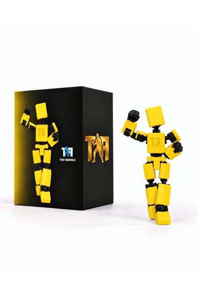 - Mini Guy - Sarı - Tam Eklemli Pozlanabilir Aksiyon Figürü
