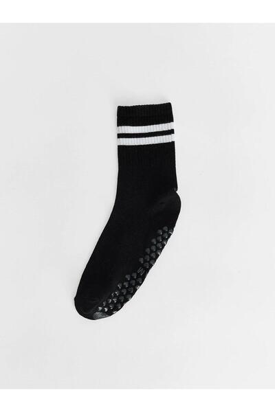 LC Waikiki Striped Non-Slip Sole Women's Socks (W6)