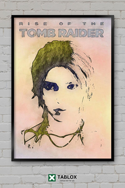 TABLOX Rise Of The Tomb Raider Παιχνίδι Παιχνίδι Action Game Αφίσα με εμφάνισ...