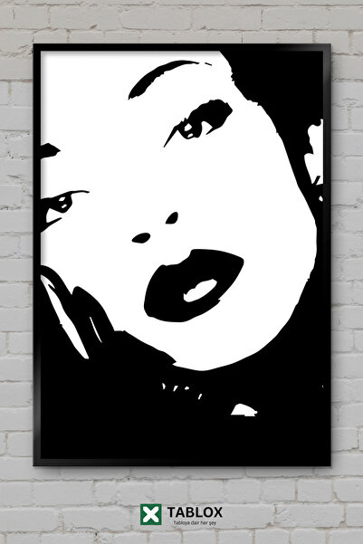 TABLOX Sade Singer Soul Jazz Music Portrait Vintage Frame Look Decorative Mdf...