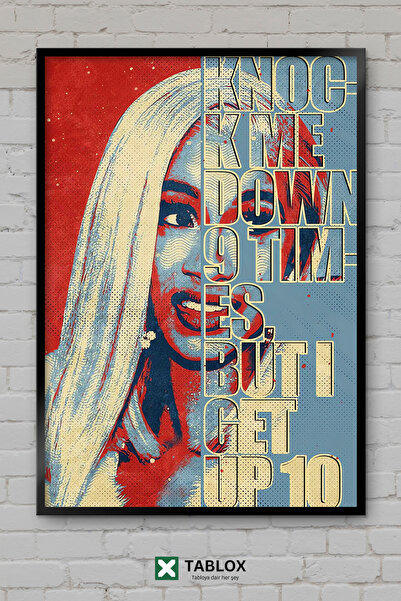 TABLOX Αποφθέγματα της Cardi B, Απόφθεγμα Ράπερ, Απόφθεγμα Ραπέρ, Διακοσμητικ...