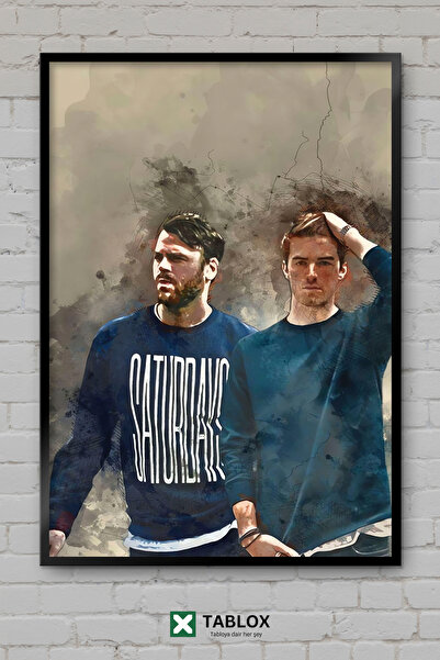 TABLOX The Chainsmokers Dj Group Edm Music Electronic Frame Look Διακοσμητικό...
