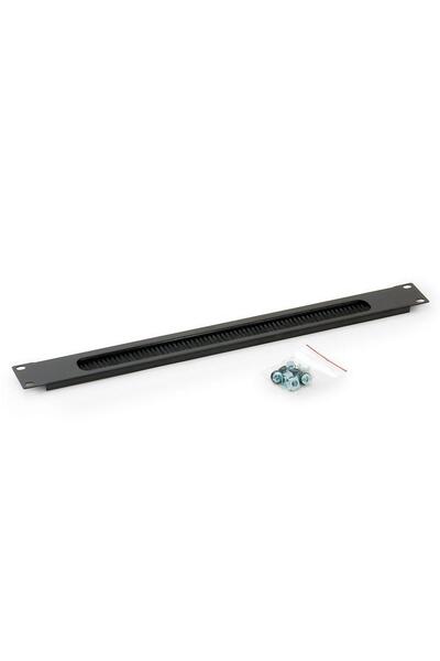TRITON Tritin 19' 1U Cable panel with brush RAL7035