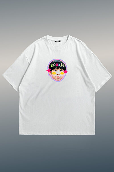 Grove Fashion Bts Baby Kookie Printed Unisex Oversize T-Shirt