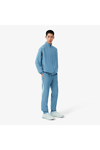 Lacoste Erkek Regular Fit Uzun Kollu Fermuarlı Mavi Eşofman Takımı