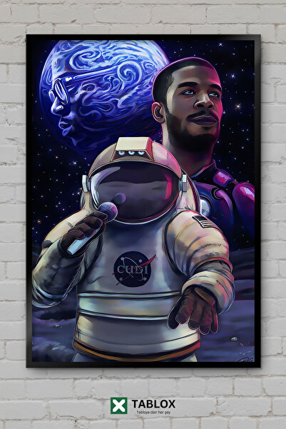 TABLOX Kid Cudi Ράπερ Ράπερ Χιπ Χοπ Μουσική Τραγούδι Άλμπουμ Εμφάνιση κορνίζα...