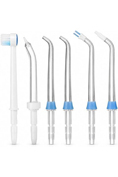 TERRIFI Replacement Water Flosser Tips Compatible with Waterpik, 6-Piece Clas...