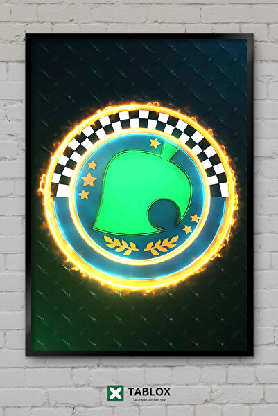 TABLOX 3d Crossing Cup Emblem Animal Oyun Game Tablou decorativ înrămat din MDF