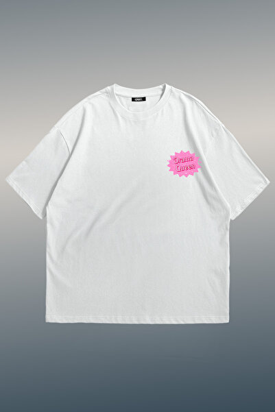 Grove Fashion Drama Queen Printed Unisex Oversize T-Shirt