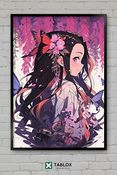 TABLOX Νεζούκο Καμάντο Άνιμε Demon Slayer Kimetsu Ιαπωνικός Χαρακτήρας Διακοσ...