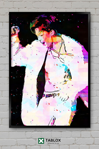 TABLOX Jimin BTS Kpop idol pevač korejske grupe muzika poster okvir izgled de...