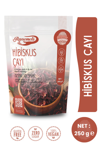Annemeli Hibiskus Çayı 250 Gr – Kurutulmuş Hibiskus Çiçeği, Nar Çiçeği Bitki ...