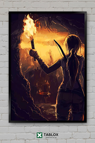 TABLOX Tomb Raider Lara Croft Βιντεοπαιχνίδι Περιπετειώδης Αφίσα Παιχνιδιού μ...