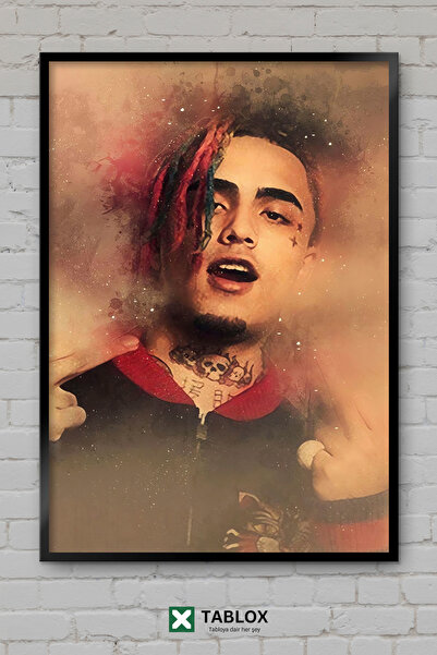 TABLOX Lil Pump Rapper Rapper Muzică Hip Hop Artist Trap Tablou decorativ din...