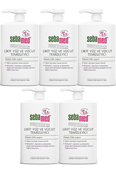Sebamed Face and Body Cleansing Liquid 300 ml (Set of 5)
