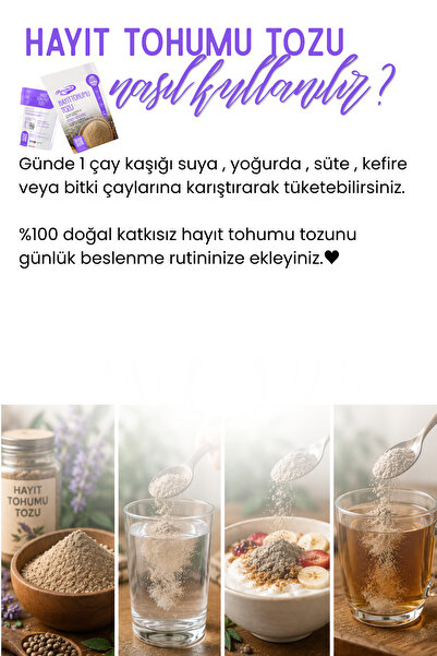 Annemeli 250 gr Hayıt Tohumu Tozu