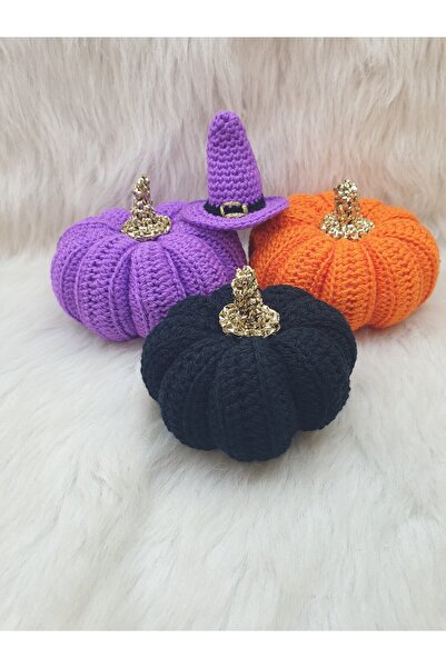 HAPPY HANDMADE Halloween Party Decor/ Pumpkin Set/ Halloween Accessory/ Witch...