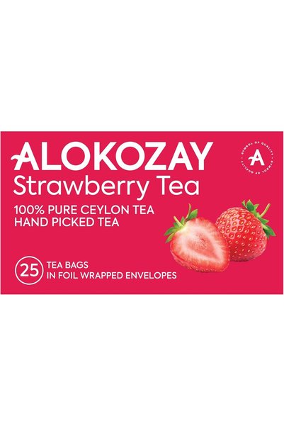 Alokozay Strawberry Tea Bags, 25 Bags (Art03704)