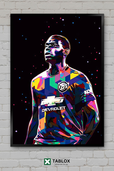 TABLOX Pol Pogba Fudbaler Fudbal Francuska Poster Uramljen Dekorativna MDF Slika
