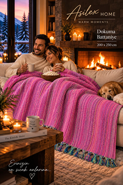 Asilex Home Collection Διπλή Βαμβακερή Κουβέρτα 200x250 εκ. Premium 1250 γρ. ...