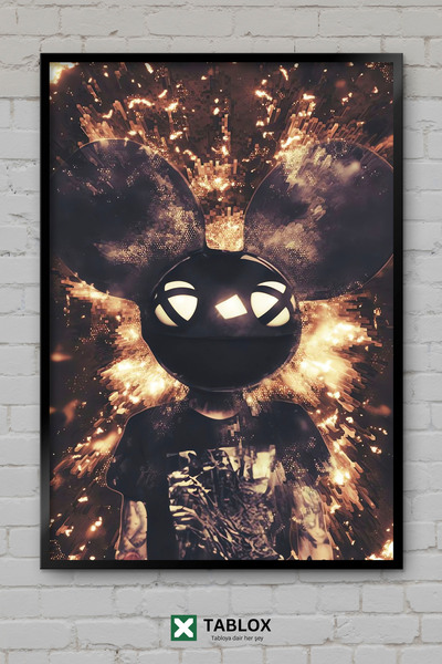 TABLOX Deadmau5 Dj Μουσικός Ηλεκτρονικής Μουσικής Edm Διακοσμητικός πίνακας M...