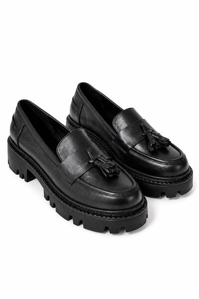 Corenzo ROSA HAKİKİ DERİ PÜSKÜLLÜ LOAFER AYAKKABI