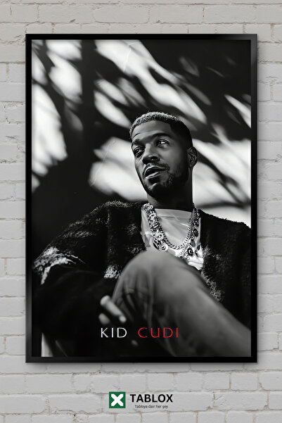 TABLOX Kid Cudi Ράπερ Ράπερ Χιπ Χοπ Μουσική Τραγούδι Άλμπουμ Εμφάνιση κορνίζα...